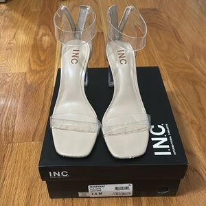 I.N.C Makenna Clear Heels